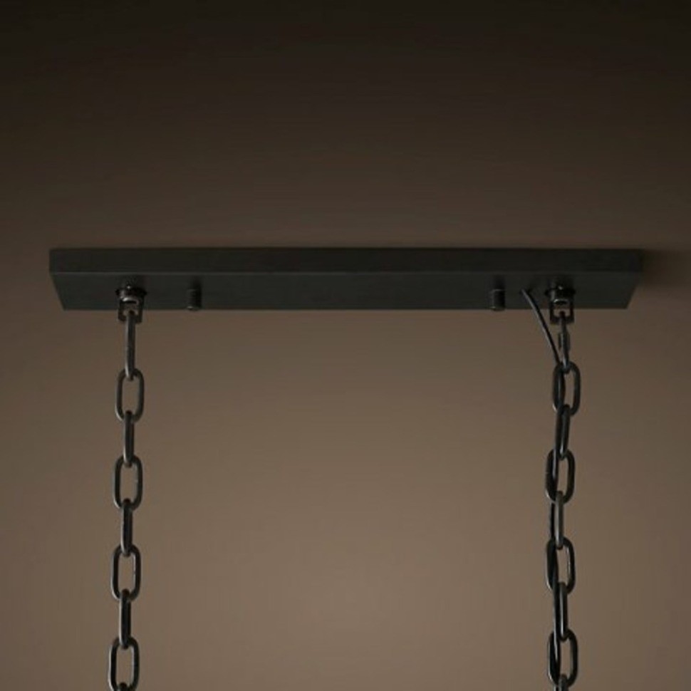 Люстра Харлоу Кристалл H-FAC-LP-0004-U, каркас металл, навес хрусталь, mixed, RESTORATION HARDWARE