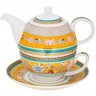 Набор чайник заварочный, чашка, блюдце (1) (TT-00000303)