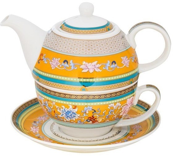 Набор чайник заварочный, чашка, блюдце (1) (TT-00000303)