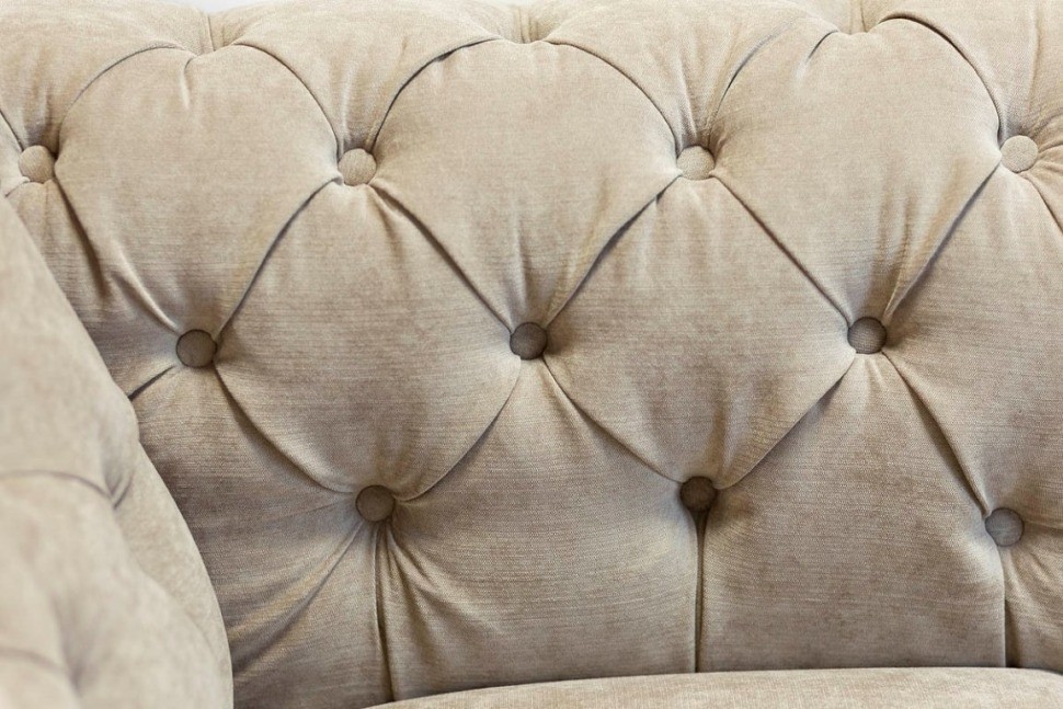 Диван двухместный велюр бежевый 72*90*170см (00002157)