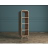 Деревянный стеллаж Ellipse узкий арт EL06-ET