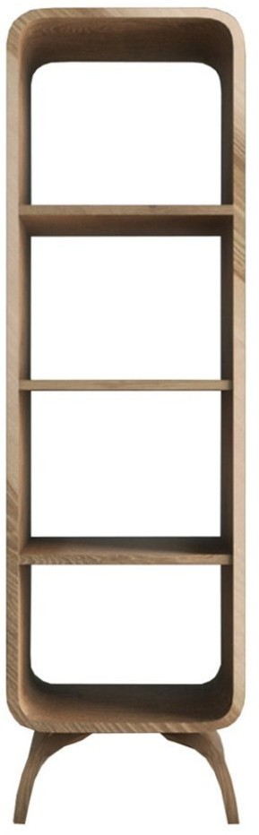 Деревянный стеллаж Ellipse узкий арт EL06-ET
