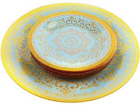Набор тарелок из 7 шт. круг (7001-25)