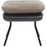 Пуф pea, велюр, бежевый/темно-серый (76129)