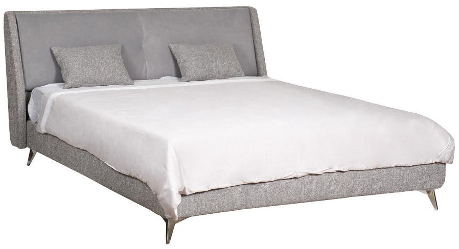 Кровать Michelle 160cм 4 кат, ткань+кожа (TT-00004390)