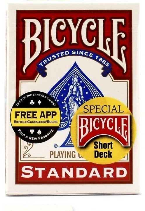 Карты Bicycle Standard Short Red (33855)
