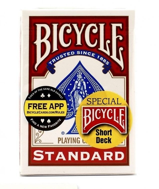 Карты Bicycle Standard Short Red (33855)