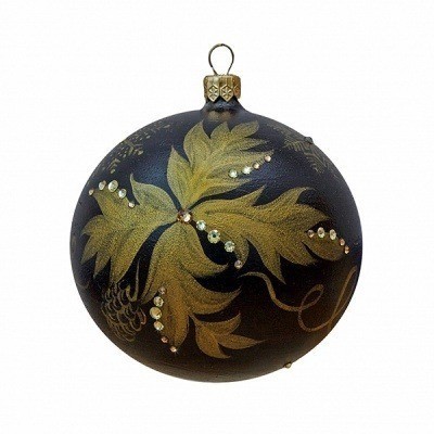 Новогодний шар Безмятежное сияние с кристаллами Swarovski (4001)