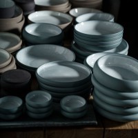 Чаша E733-P-10113/23, 23 см, керамика, Grey/white, ROOMERS TABLEWARE