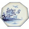 Поднос RZAJ12, фарфор, blue/white, ROOMERS TABLEWARE
