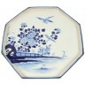 Поднос RZAJ12, фарфор, blue/white, ROOMERS TABLEWARE