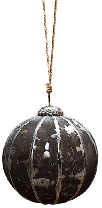 Новогодняя игрушка Ksa/5493, 11, стекло, металл, black gold, ROOMERS FURNITURE