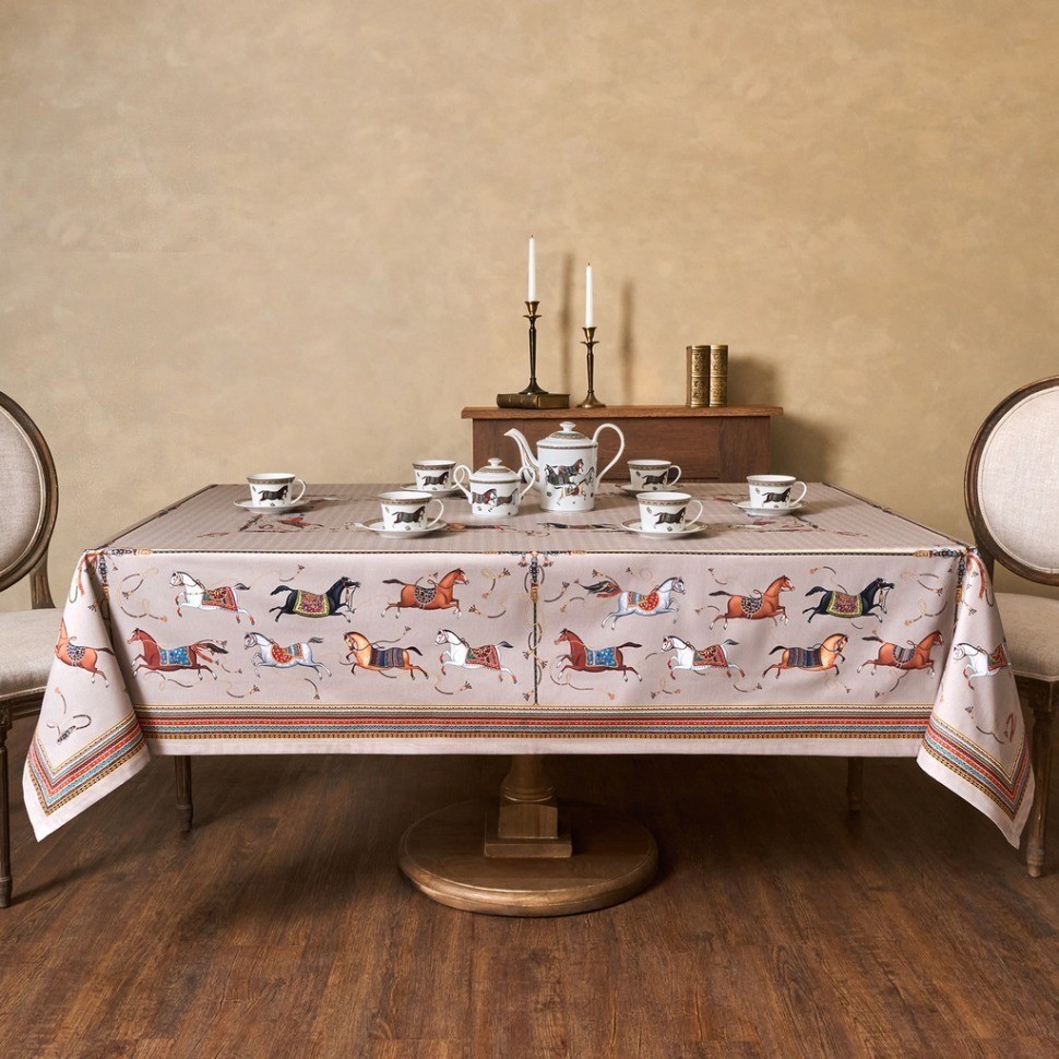 Скатерть "passage" 160х220см ,капучино,100% хлопок с пропиткой,твил Lefard (850-760-21)