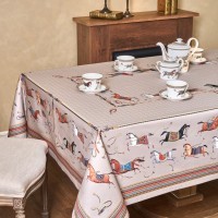 Скатерть &quot;passage&quot; 160х220см ,капучино,100% хлопок с пропиткой,твил Lefard (850-760-21)