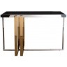 Консоль черн.стекло/хром+золото 120*40*78см (TT-00010390)