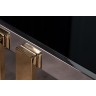 Консоль черн.стекло/хром+золото 120*40*78см (TT-00010390)