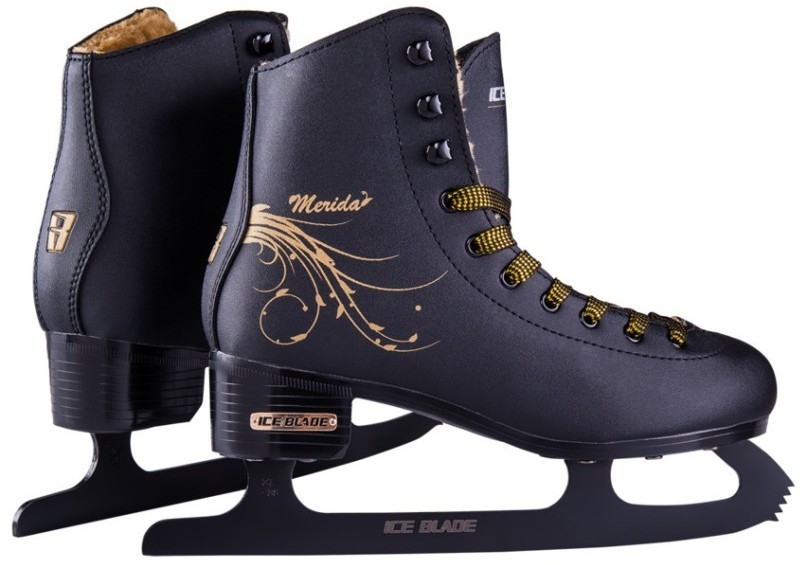 БЕЗ УПАКОВКИ Коньки фигурные Merida синтетическая кожа с мехом (2102932)