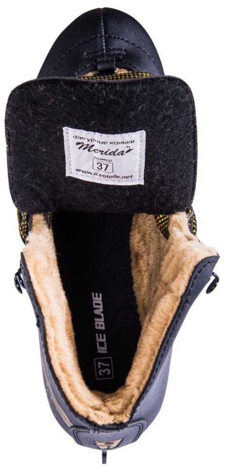 БЕЗ УПАКОВКИ Коньки фигурные Merida синтетическая кожа с мехом (2102932)