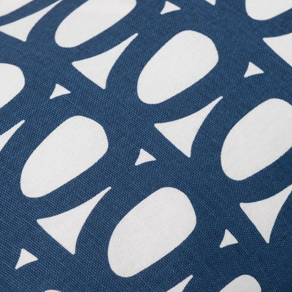 Чехол на подушку с принтом twirl темно-синего цвета из коллекции cuts&pieces, 30х50 см (63546)