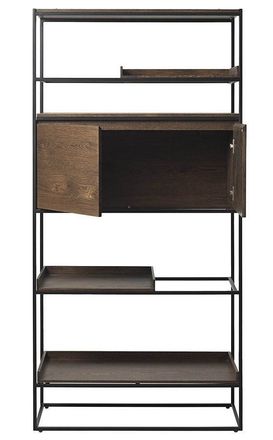 Шкаф книжный unique furniture, rivoli, 90х38х180 см (72021)