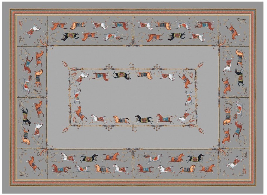 Скатерть "passage" 160х220см ,серый, 100% хлопок,твил c пропиткой Lefard (850-761-21)