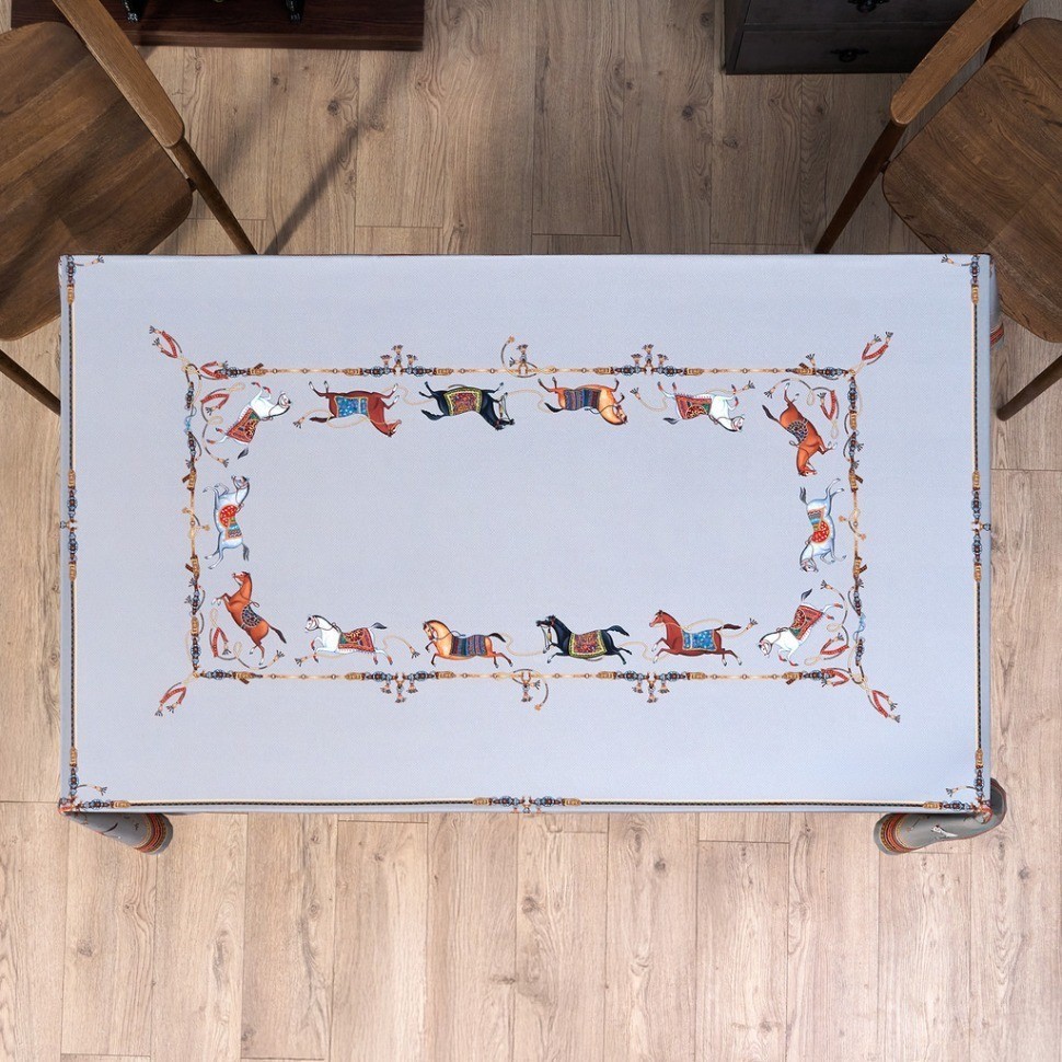 Скатерть "passage" 160х220см ,серый, 100% хлопок,твил c пропиткой Lefard (850-761-21)