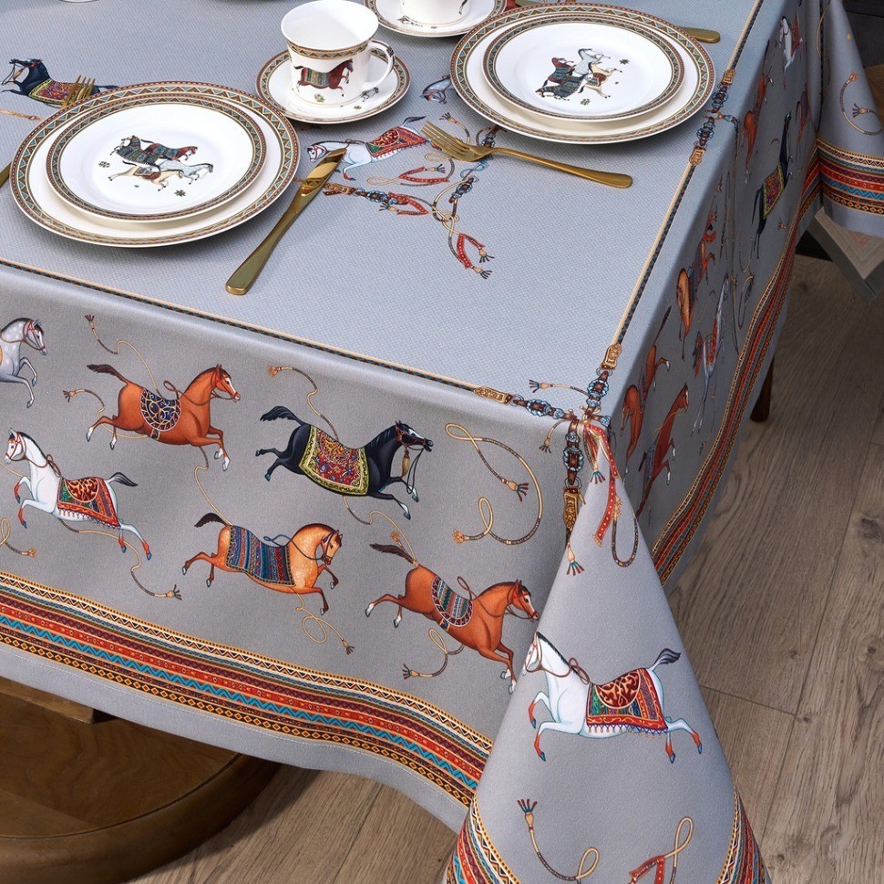 Скатерть "passage" 160х220см ,серый, 100% хлопок,твил c пропиткой Lefard (850-761-21)