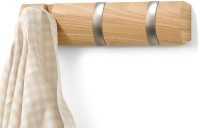 Вешалка настенная flip, 3 крючка, натуральное дерево (78702)