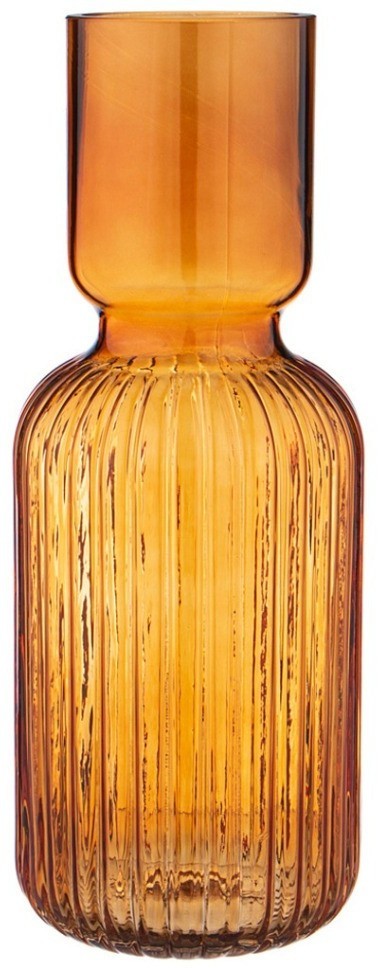 Ваза "amelie" amber диаметр 12см высота 31см Lefard (182-1037)