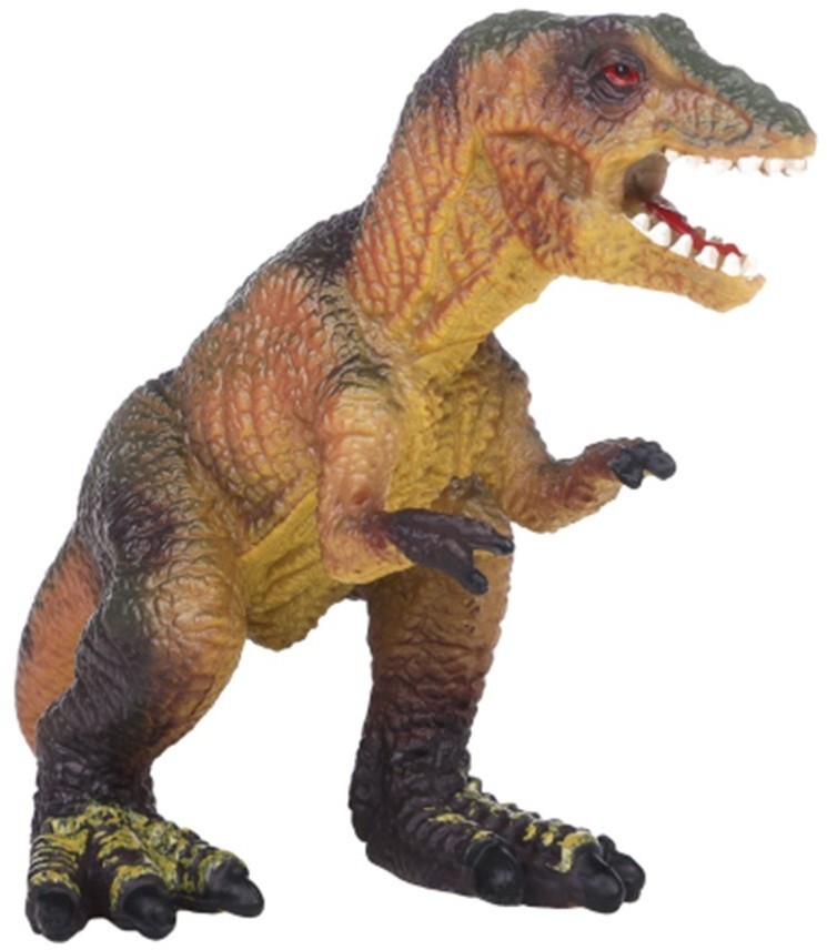 Динозавры и драконы для детей серии "Мир динозавров": брахиозавр, 2 тираннозавра, акрокантозавр, стегозавр, дерево (набор фигурок из 6 предметов) (MM216-079)