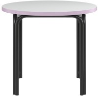 Столик кофейный ror, D50 см, черный/серый/розовый (75281)