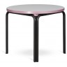 Столик кофейный ror, D50 см, черный/серый/розовый (75281)