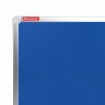 Доска c текстильным покрытием для объявлений 90х120 см синяя Brauberg 231701 (89582)