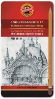 Карандаши чернографитные KOH-I-NOOR Art (8В-2H) 12 шт в коробке 1502012008PL/180809 (65763)