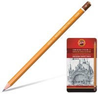 Карандаши чернографитные KOH-I-NOOR Art (8В-2H) 12 шт в коробке 1502012008PL/180809 (65763)