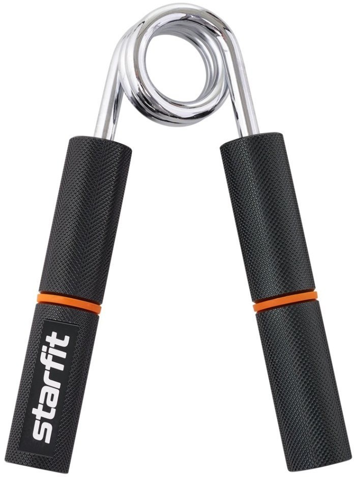 Эспандер кистевой ES-405 пружинный, 45 кг, металлический, черный/оранжевый (1549500)