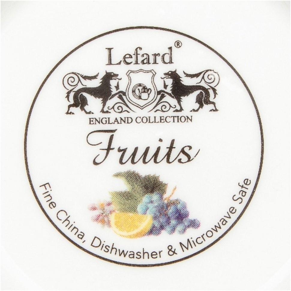 Чайный набор lefard "фрукты" на 2 пер. 4 пр. 250мл (104-793)