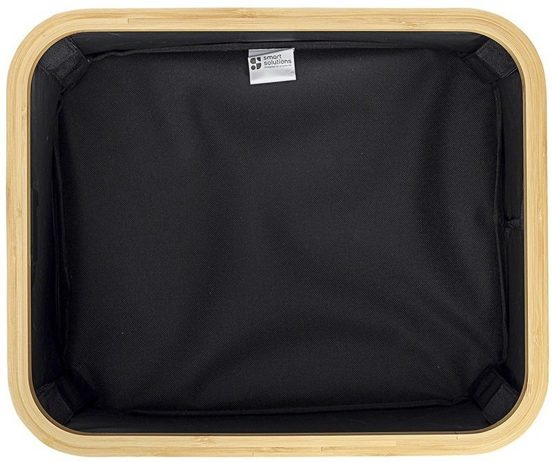 Корзина для белья neat low, 40x33x20 см, черная (77866)