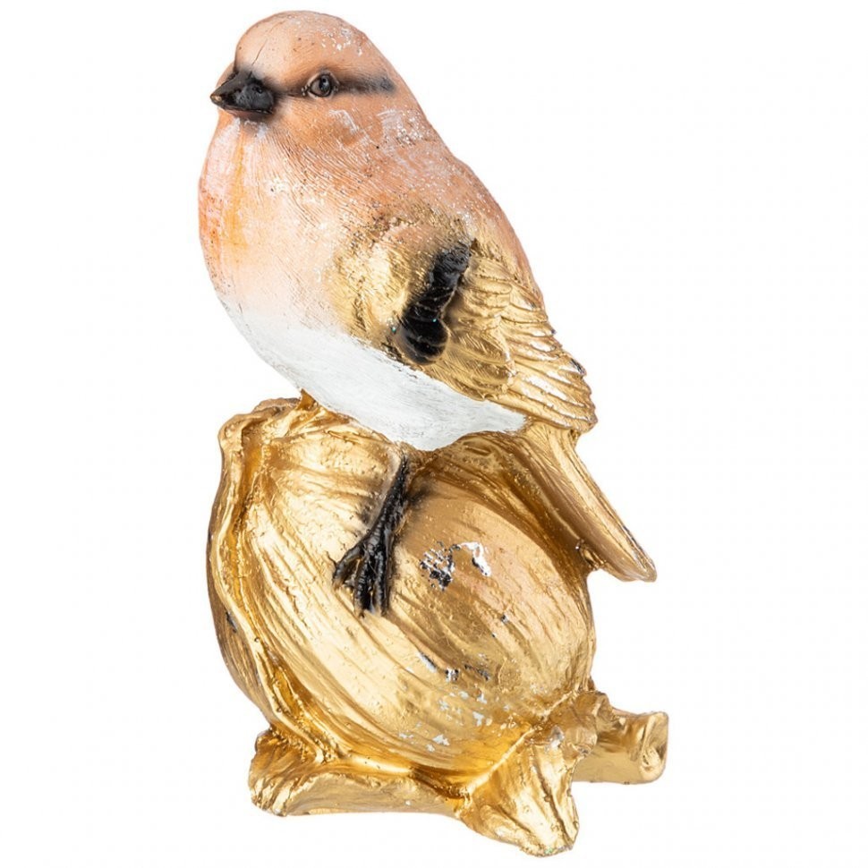 Фигурка декоративная "птичка на орехе " высота=15см Lefard (169-695)