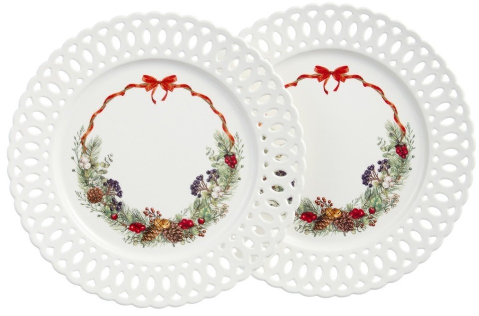 Набор тарелок обеденных lefard "celebration" 2 шт. 26,5 см (441-041)