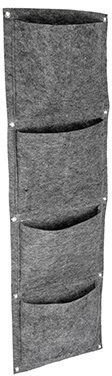 Органайзер подвесной Qwerty фетр, 4 кармана 4х1,5 л 66540 (66279)