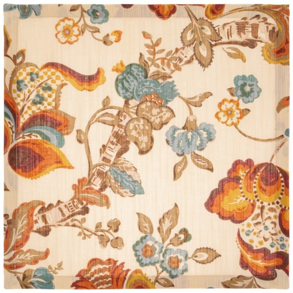 Набор салфеток из 4-х шт "маракеш" ,40х40см, 100% хлопок, кремовый+горчица SANTALINO (850-835-64)