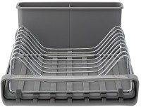 Сушилка для посуды atle раздвижная малая, серая (75758)