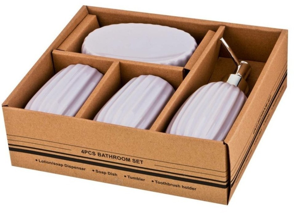 Набор для ванной комнаты 4 пр. Lefard (755-213)