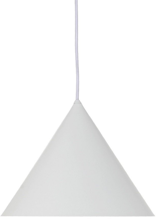 Лампа подвесная benjamin xl, 35хD46 см, белая матовая, белый шнур (67965)