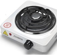 Эл. плита 1конф. спир. бел/эм ZM 1000Вт (10068)