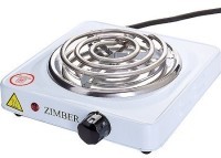 Эл. плита 1конф. спир. бел/эм ZM 1000Вт (10068)
