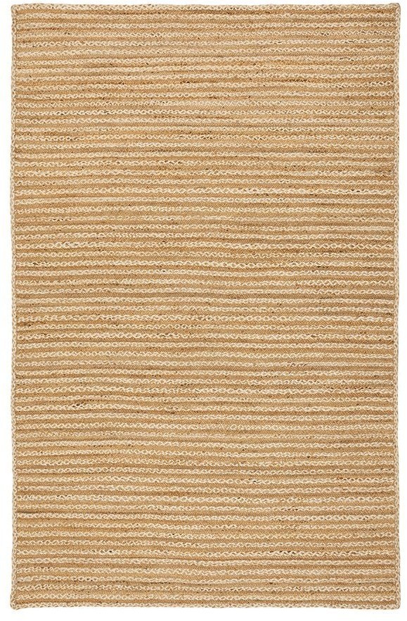Ковер из джута бежевого цвета в полоску из коллекции ethnic, 200х300 см (74480)