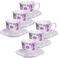 Кофейный набор 12пр (чашка+блюдце) LR (25957)