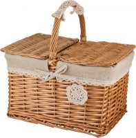 Корзина для пикника с ручкой 37*26*22/37 см Lefard (119-241)